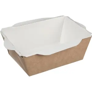 Бумажный контейнер  OpSALAD 500мл 165x120x45 мм крафт