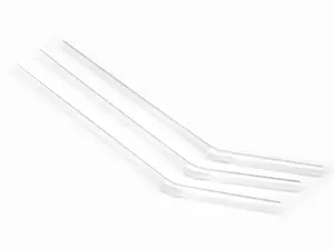Трубочки для коктейля с изгибом прозрачные, диаметр 5 мм, 21см 250шт
