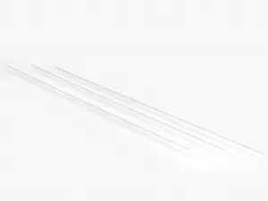 Трубочки для коктейля без изгиба прозрачные, диаметр 8 мм, 30 см, 250шт