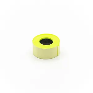 Лента для этикет-пистолета 26х16мм 700 желтая прямая