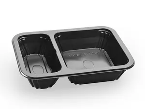 Контейнер под запайку К-187х137х45 30/70 черный ПП