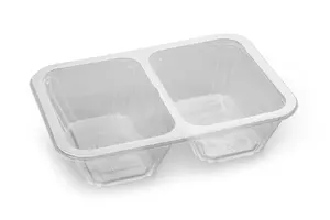 Контейнер под запайку 187х137х36-2 ПРУ 50/50 550мл Прозрачный 