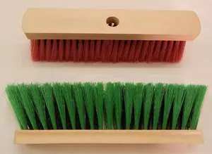 Щетка деревянная 5 рядов 25х5см с резьбой D24 мм