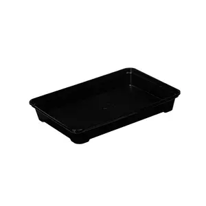 Контейнер для суши пластиковый прямоугольный 176х121х26 мм черный