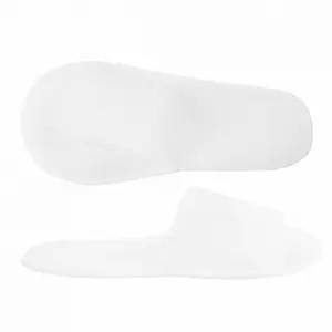 Тапочки одноразовые, открытый мыс, белые, спанбонд, антикризисные