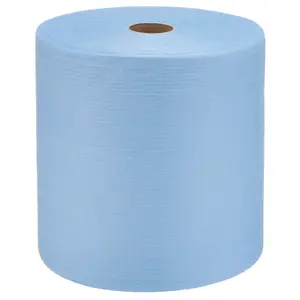 Нетканый протирочный материал в рулоне синий 31х32см 500л СОТЫ 60гр/м Ben Fatto