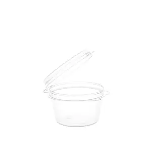 Соусник с крышкой 30мл прозрачный с упорами под пальцы