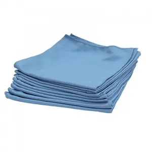 Салфетка микрофибра для стекол гладкая Ben Fatto 30*30 см голубая 320г/м2 