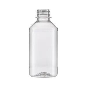 Бутылка ПЭТ 0,25л с УЗКИМ горлом кругл. прозрачная