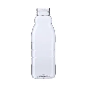 Бутылка ПЭТ 0,5л с ШИРОКИМ горлом кругл. прозрачная