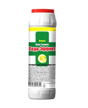 Средство чистящее порошок Вера Эконом Сода-Эффект Лимон 450 гр