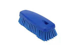 Щетка ручная скребковая жесткая 180х60мм синяя (артикул производителя 54254-2)