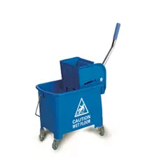 Тележка для уборки одноведерная 20 л с отжимом (артикул производителя VMIC0003)
