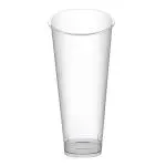 Стакан одноразовый пластиковый 650мл Bubble Cup с квадртаным дном глянец