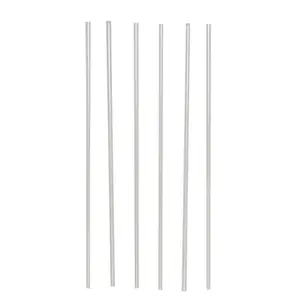 Трубочки для коктейля без изгиба прозрачные, диаметр 4 мм, 26см 1000шт