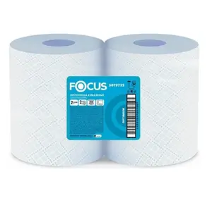 Протирочная бумага в рулоне FOCUS Economic Choice 2 слойная голубая 350 м (артикул производителя  5079732)