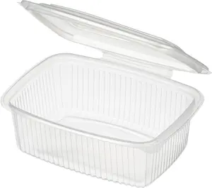 Контейнер ракушка пластиковый 191х145х67мм, 1000мл прозрачный 