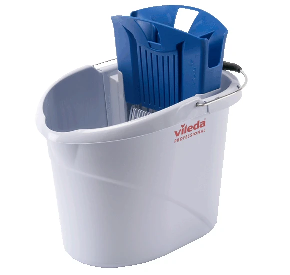Ведро с отжимом Vileda УльтраСпид МИНИ 10 л голубой (артикул производителя 129686)