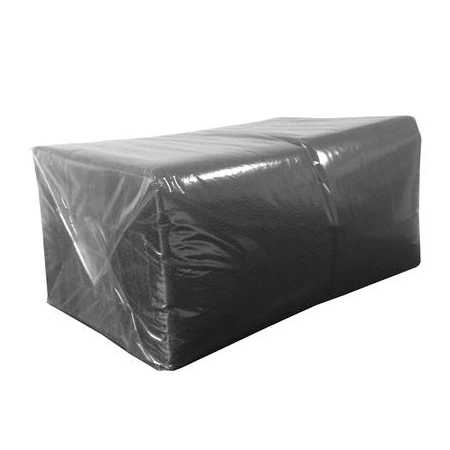 Салфетки бумажные черные 24 х 24 однослойные 400 шт