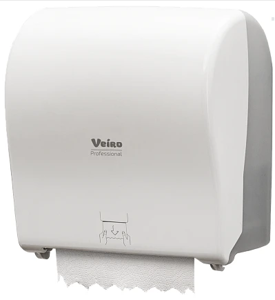 Диспенсер для полотенец с автоматической перезаправкой VEIRO PROFESSIONAL POD2 пластиковый белый