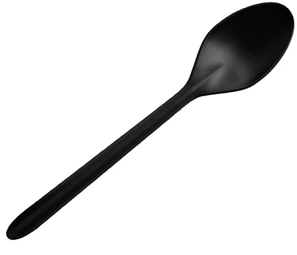 Ложка одноразовая столовая полипропиленовая черная 