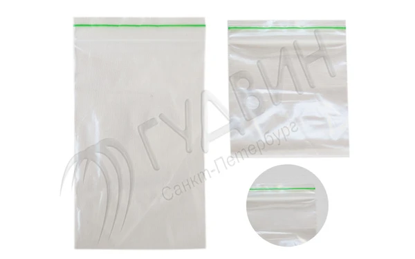 Пакет ПВД с замком ЗИП 80х120мм