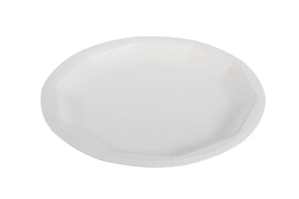 Тарелка d17,5см сахарный тростник белая