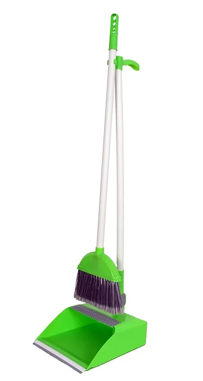 Совок с щеткой для пола Selmop зеленый (артикул производителя RDG10)