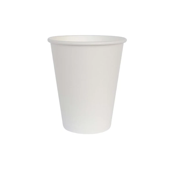 Стакан бумажный 350мл 1-сл белый d90мм 