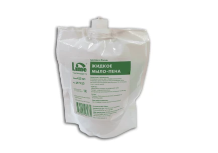 Мыло-пена LIME в мягких картриджах 420 мл (157420)