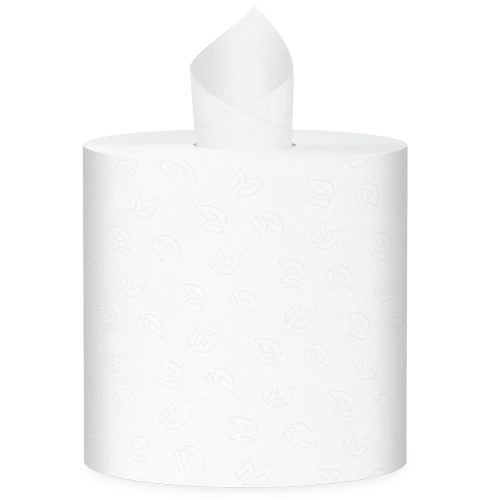 Бумажные полотенца в рулоне с центральной вытяжкой PROtissue 1 слойные белые 275 м (артикул производителя С351)