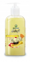 Мыло-крем жидкое для рук Biosoap STEFI Банановый сплит с дозатором 0,5 л (артикул производителя 9120605)