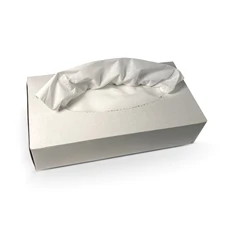 Косметические салфетки для лица 2 слойные белые 100 листов 