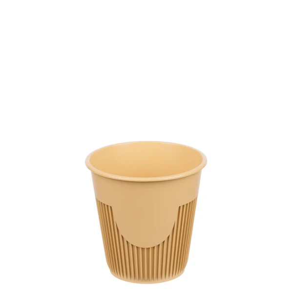 Стакан пластиковый для горячего Коричневый 250мл Зимний  