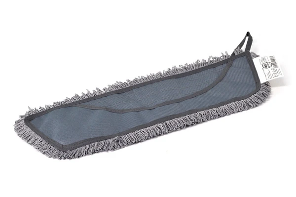 Моп плоский микрофибра 50 см единый карман петлевой серый (артикул производителя MF2215)