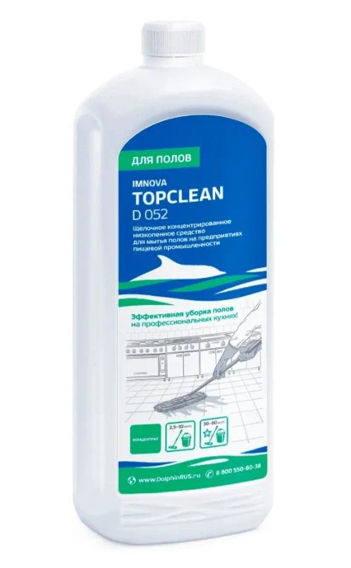 Средство щелочное моющее для кухни Долфин TOPCLEAN 1 л (арт D052-1)