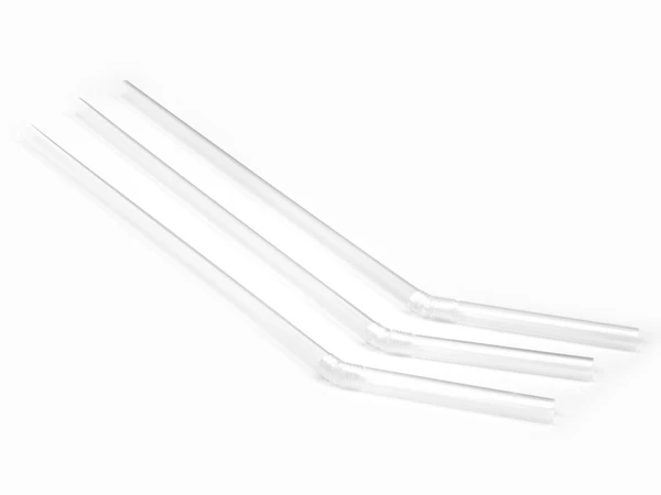 Трубочки для коктейля с изгибом прозрачные, диаметр 5 мм, 21см 250шт