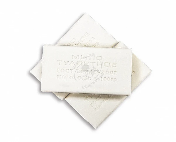 Мыло туалетное 100 гр резанное без упаковки ГОСТ 28546-2002