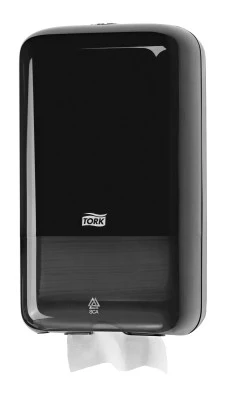Диспенсер для листовой туалетной бумаги TORK T3 Elevation черный пластик арт.556008