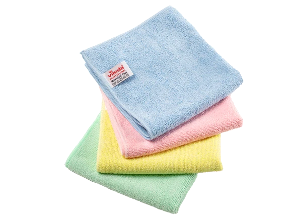 Салфетка Vileda МикроТафф Плюс 38х38 см зеленый (артикул производителя 174203)