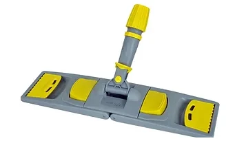 Держатель мопов универсальный Selmop 40х11 см ухо/карман пластиковый серый/желтый (артикул производителя UMY40)