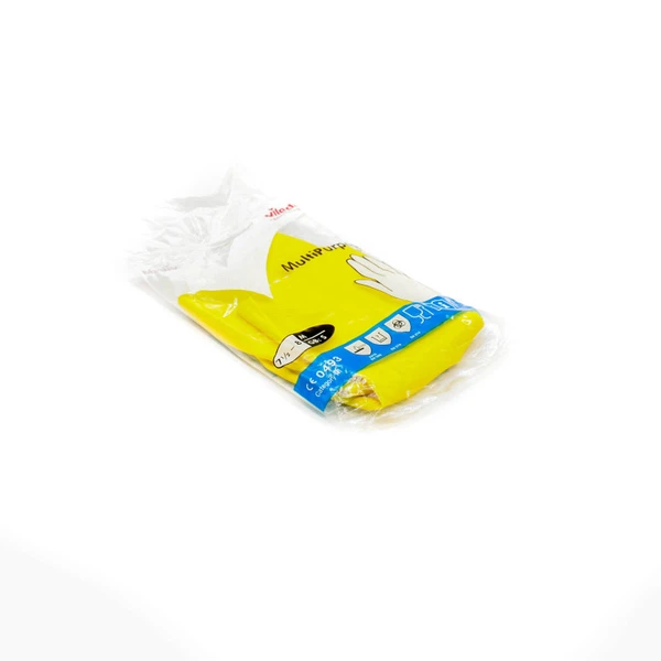 Перчатки резиновые Vileda Многоцелевые M желтые арт. 174372