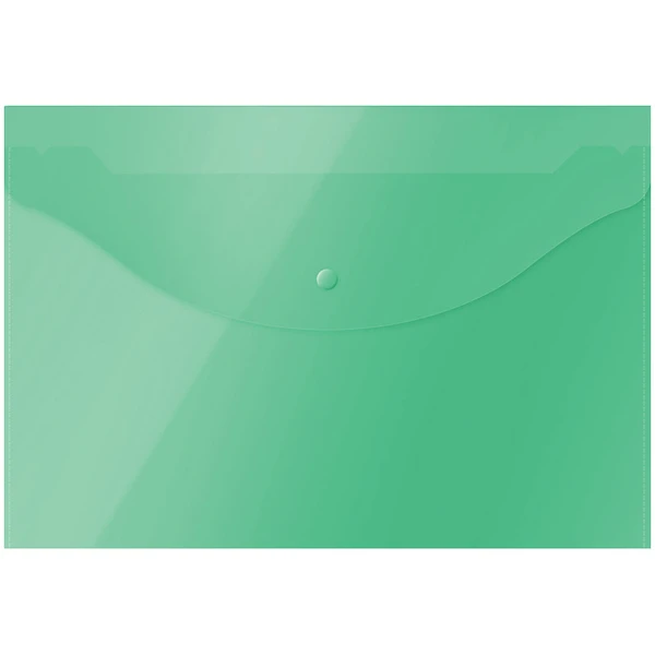 Папка-конверт на кнопке А4, 120мкм, цвет в ассортименте