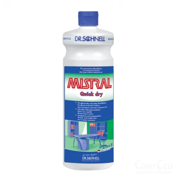 Средство для мытья полов глянцевая плитка Мистраль (MISTRAL/LEVANTE QUICK& DRY) 1 л (арт 529880/541680)