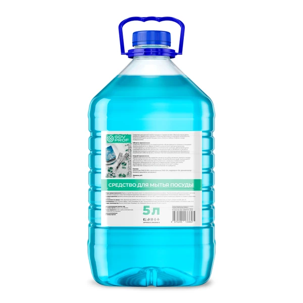 Средство для ручной мойки посуды GDV PROF DW гелеобразное 5 л в ПЭТ арт. DW33162-5
