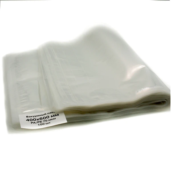 Вакуумный пакет ПА/ПЭ 400х600мм 70мкм