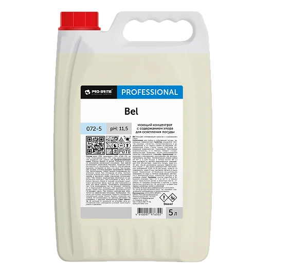 Средство для замачивания и отбеливания посуды Pro-Brite BEL 5 л (арт 072-5)