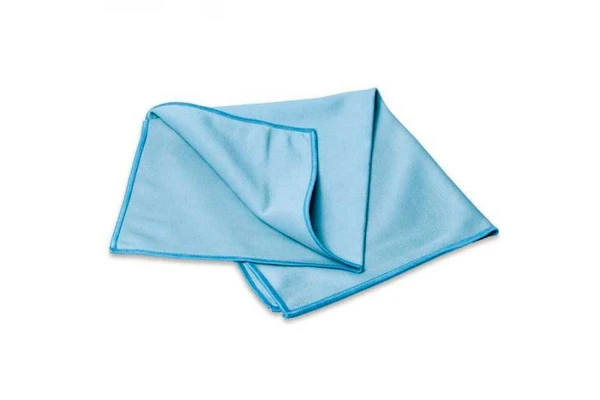 Салфетка микрофибра для стекол гладкая Ben Fatto 35*40 см голубая 320г/м2 