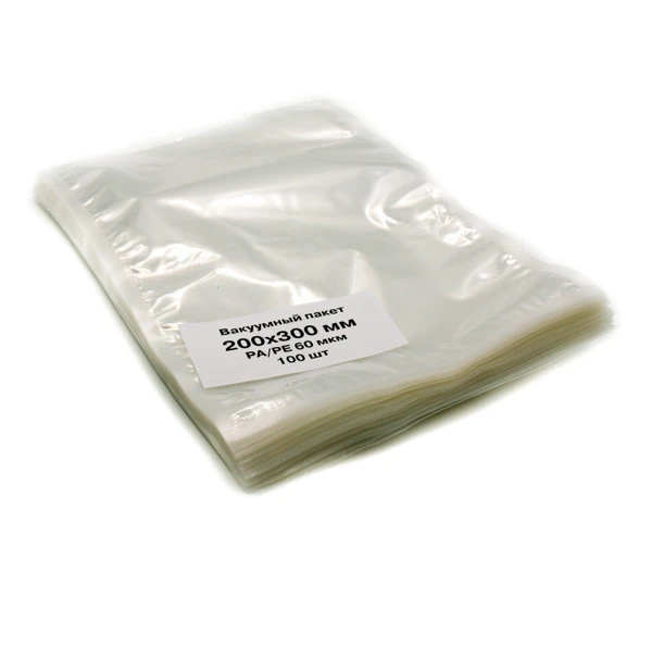 Вакуумный пакет ПА/ПЭ 200х300мм 50мкм