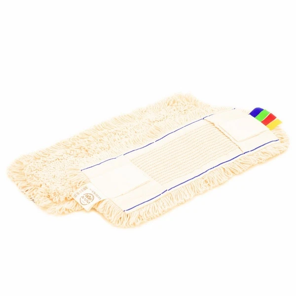 Моп плоский 50х16см хлопок ухо+карман белый (артикул производителя CN3051)